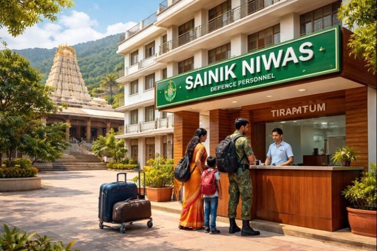Sainik Niwas in Tirumala Rooms Online Booking and Phone Number accommodation review