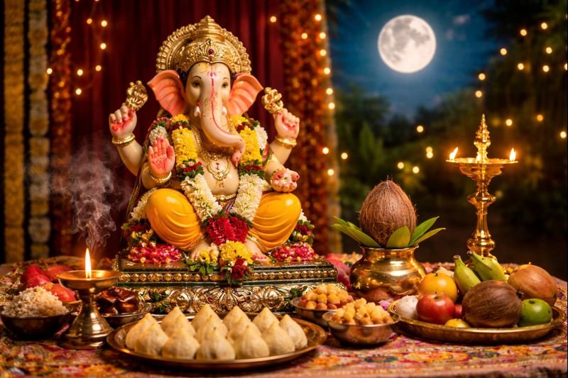 Sankashti Chaturthi 2022 Dates And Time Pooja Telugu detailed ritual scene