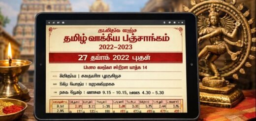 Tamil Vakya Panchangam 2022 PDF download guide