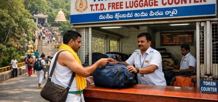 Tirumala Alipiri Ttd Free luggage counter service at Alipiri entrance