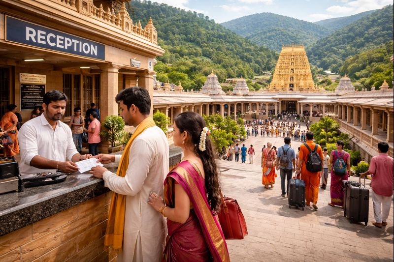 Tirumala Dharamshala Rooms Online booking near Tirumala hills