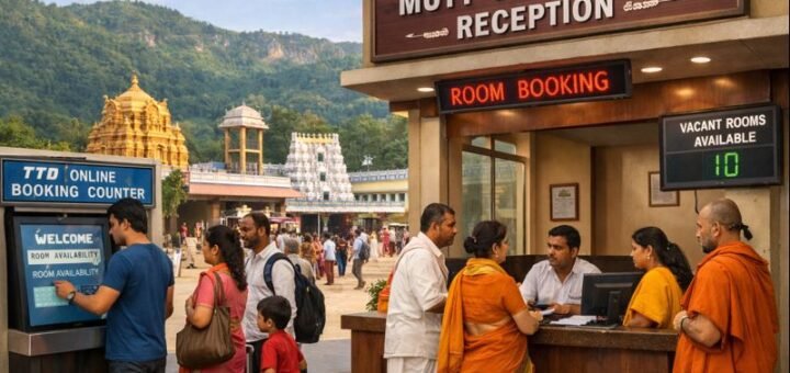 Tirumala Mutt Online Booking accommodation scene