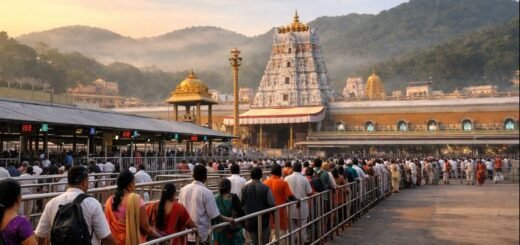 Tirumala Netra Darshan Timings at Tirumala Venkateswara Temple queue.