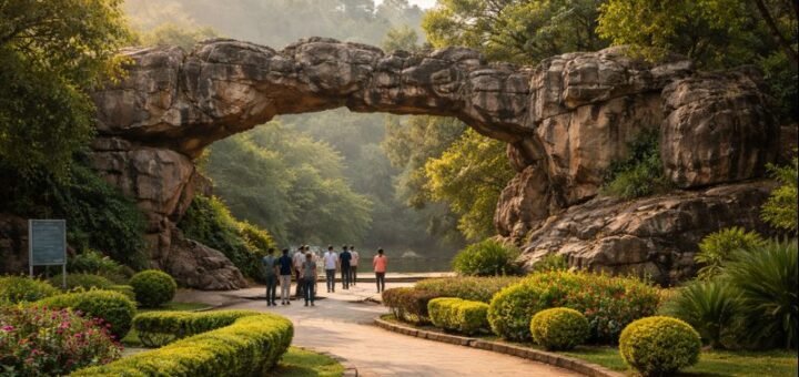 Tirumala Silathoranam History Timings natural rock arch near temple
