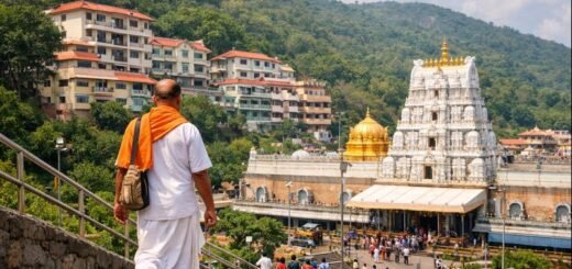 Tirumala Ttd 500 Rupees rooms and temple view