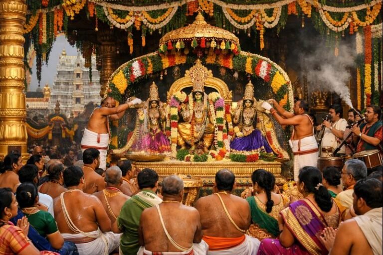Tirumala Ttd Vasanthotsavam Seva at Sri Venkateswara Temple.
