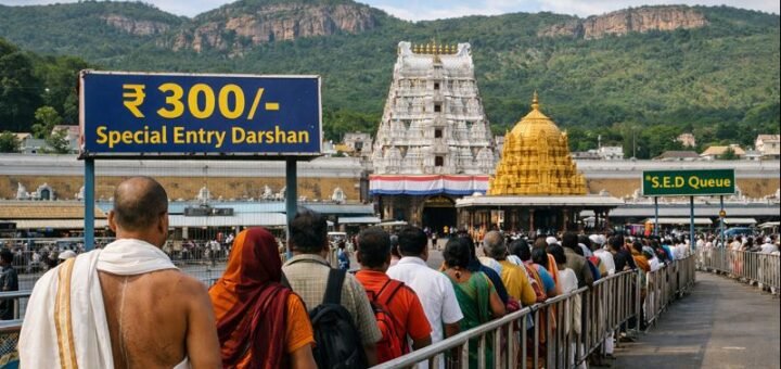 Tirupati Tirumala Ttd Rs 300 Special Darshan with temple queue