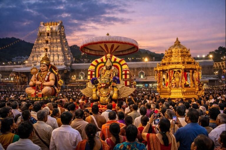 Ttd Brahmotsavam 2022 Tirumala festival procession at Tirumala Temple