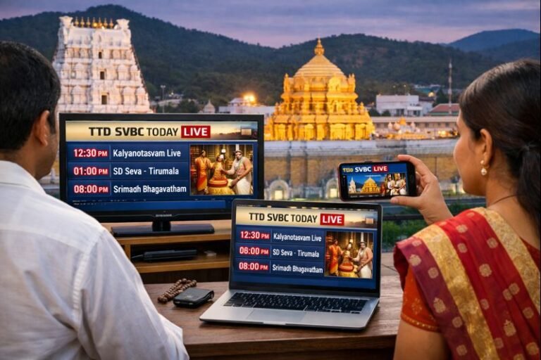 TTD SVBC Today LIVE Programs Schedule Watch Online stream on TV and phone