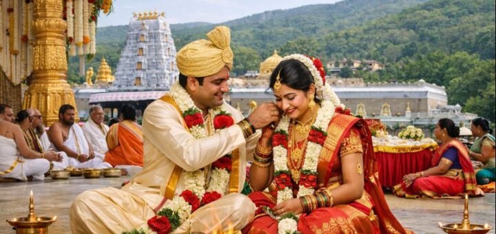 Ttd Tirumala Marriage Kalyana Vedika wedding ceremony at Tirumala hills
