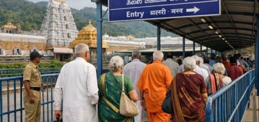 Ttd Tirupati Tirumala Senior Citizen Darshan Online Booking Procedure pilgrims entering special queue