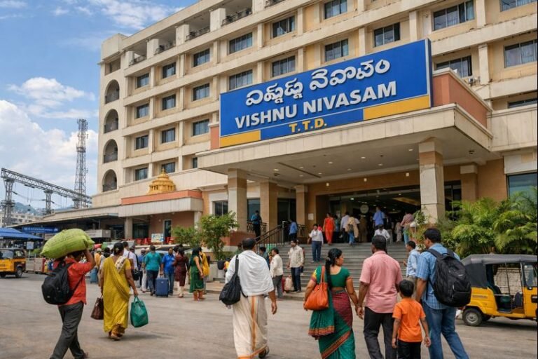 Vishnu Nivasam Tirupati Ttd guest house exterior near railway station