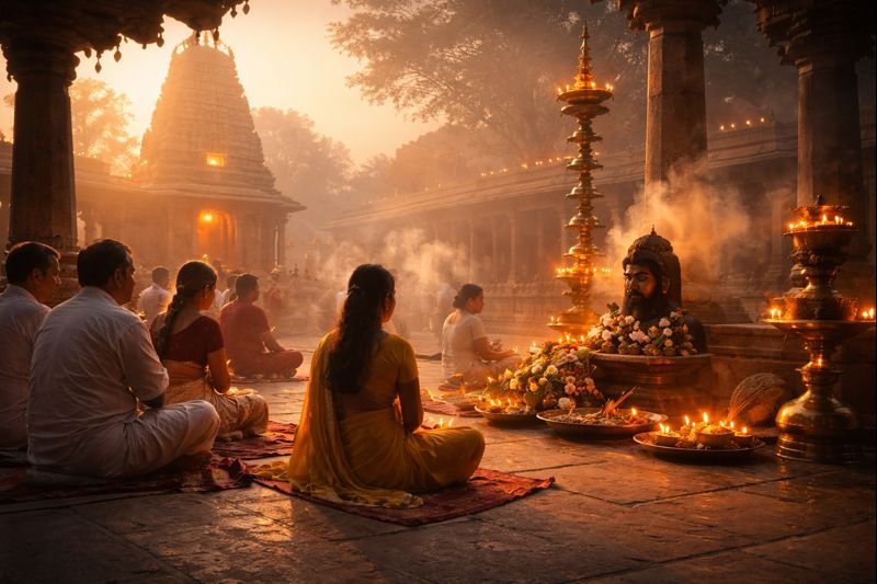 Margasira Bahula Ashtami 2022 temple prayer and rituals.