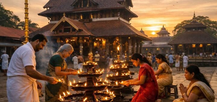 Neyvilakku Offering Guruvayoor Temple ghee lamp ritual
