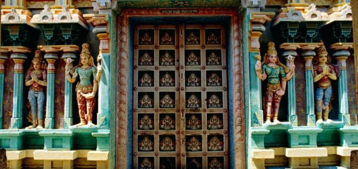 Vaikunta Ekadashi 2023 Date at temple entrance with devotees