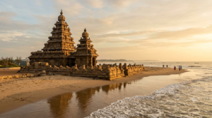 Weekend getaways from Chennai: Mahabalipuram Shore Temple on the Bay of Bengal coast