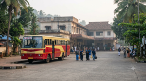 Chengannur to Pamba bus connection at a Kerala railway station